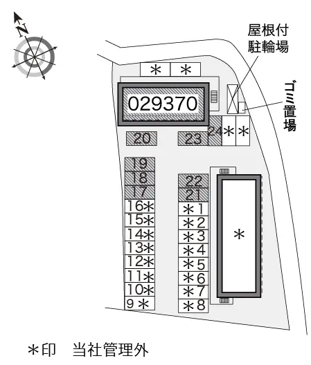 ★手数料０円★姫路市網干区津市場　月極駐車場（LP）